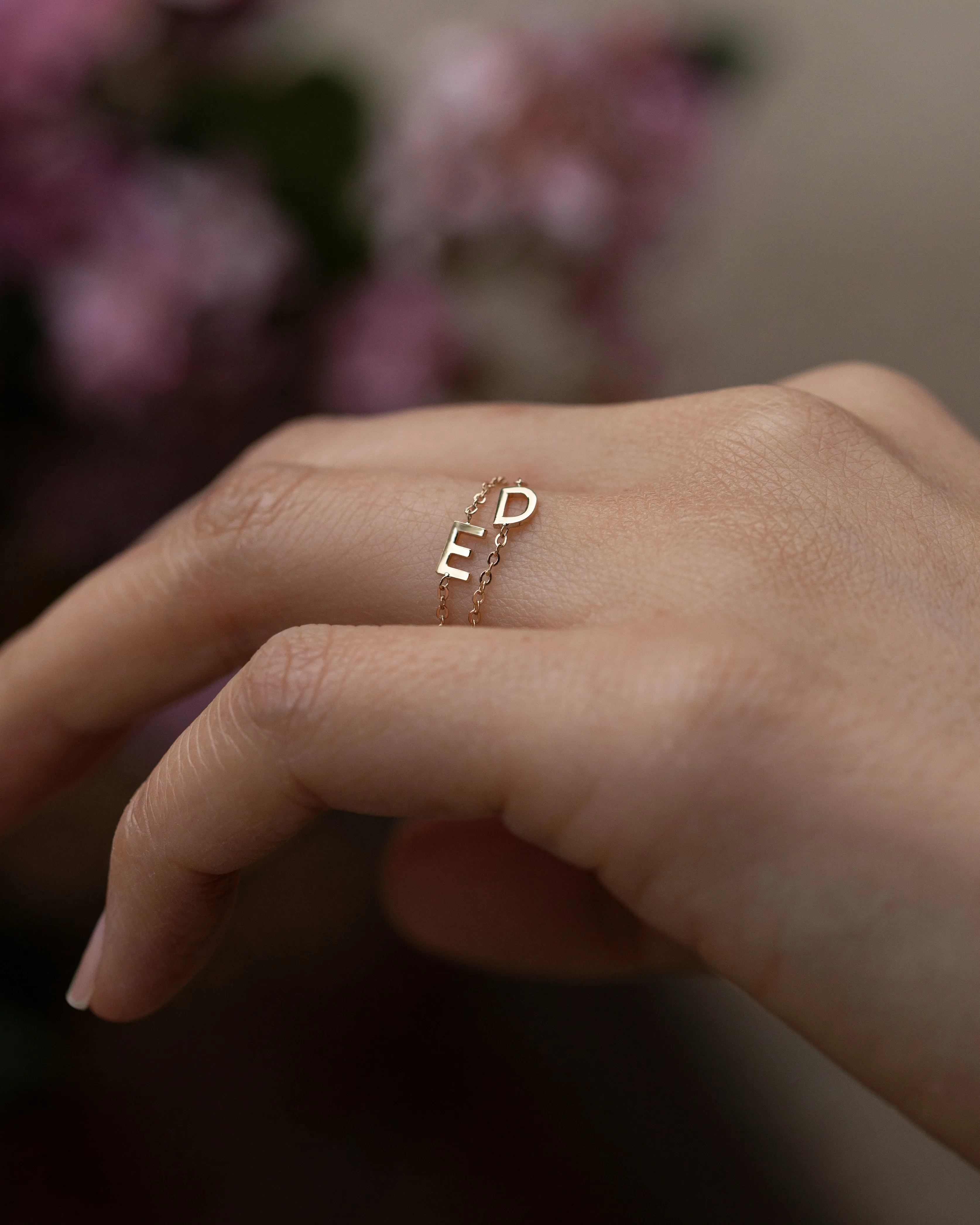 14k initial Chain Ring