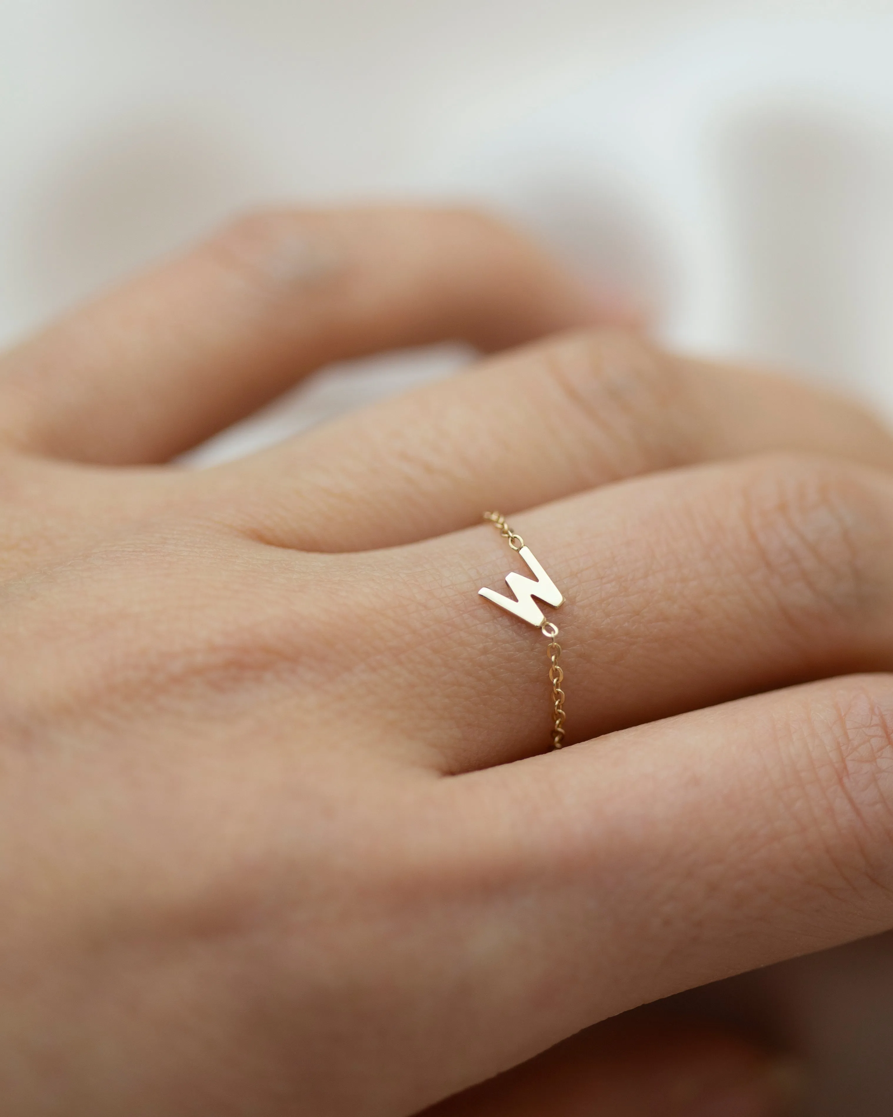 14k initial Chain Ring