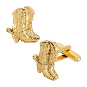 1928 Jewelry Old West Cowboy Boots Cufflinks