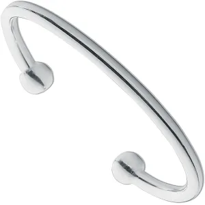 925 Sterling Silver 5mm Solid Torque Bangle 35.0g