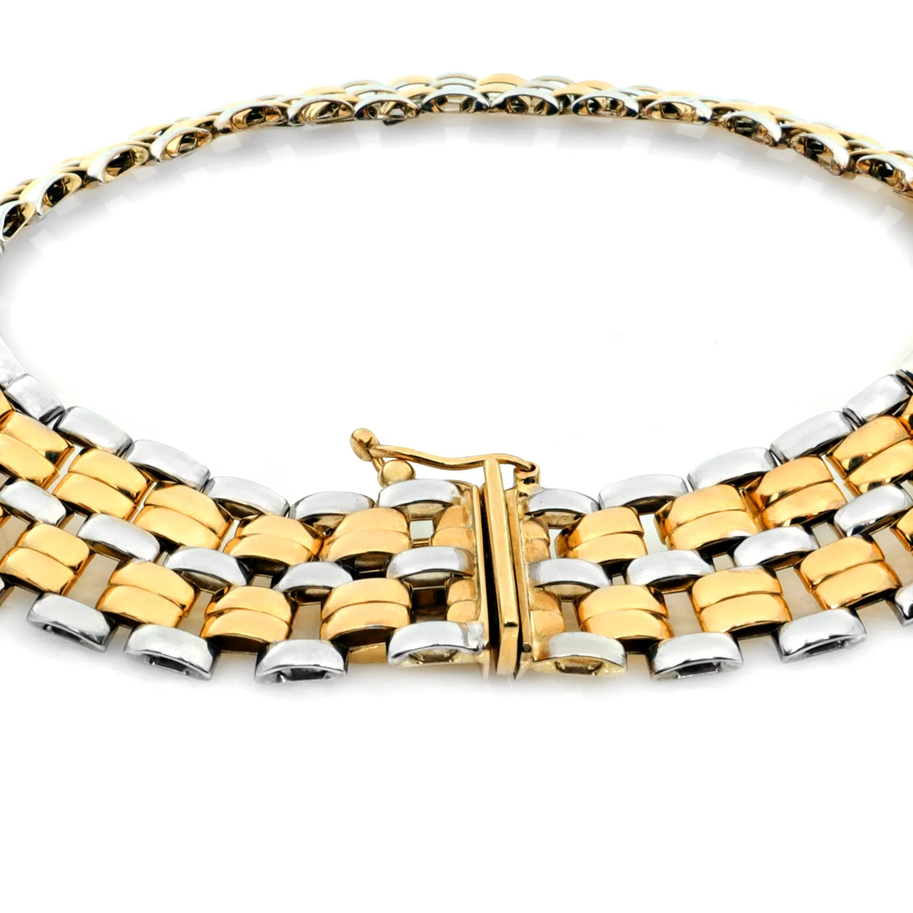 9K Two-Tone Gold Bracelet - 20725488