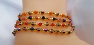 African Anklet, Beaded Anklet, Anklet for Women