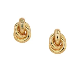 Anine Bing - Chunky Knot Earrings in Gold