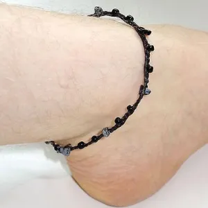 Bead Ankle Bracelet Foot Anklet Chain Mans Womens Ladies Hippie Hippy Jewellery