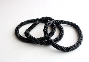 Black Roll On Bracelet