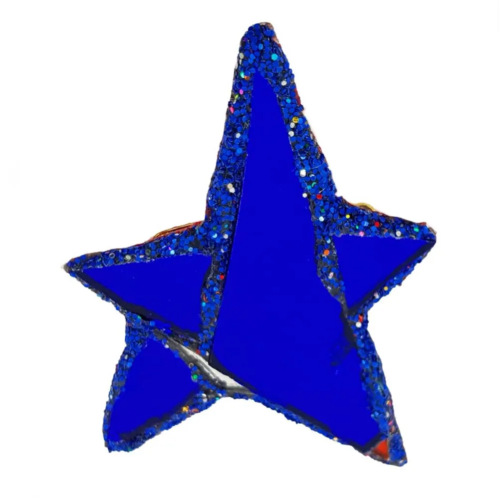 BLUE STAR BROOCH