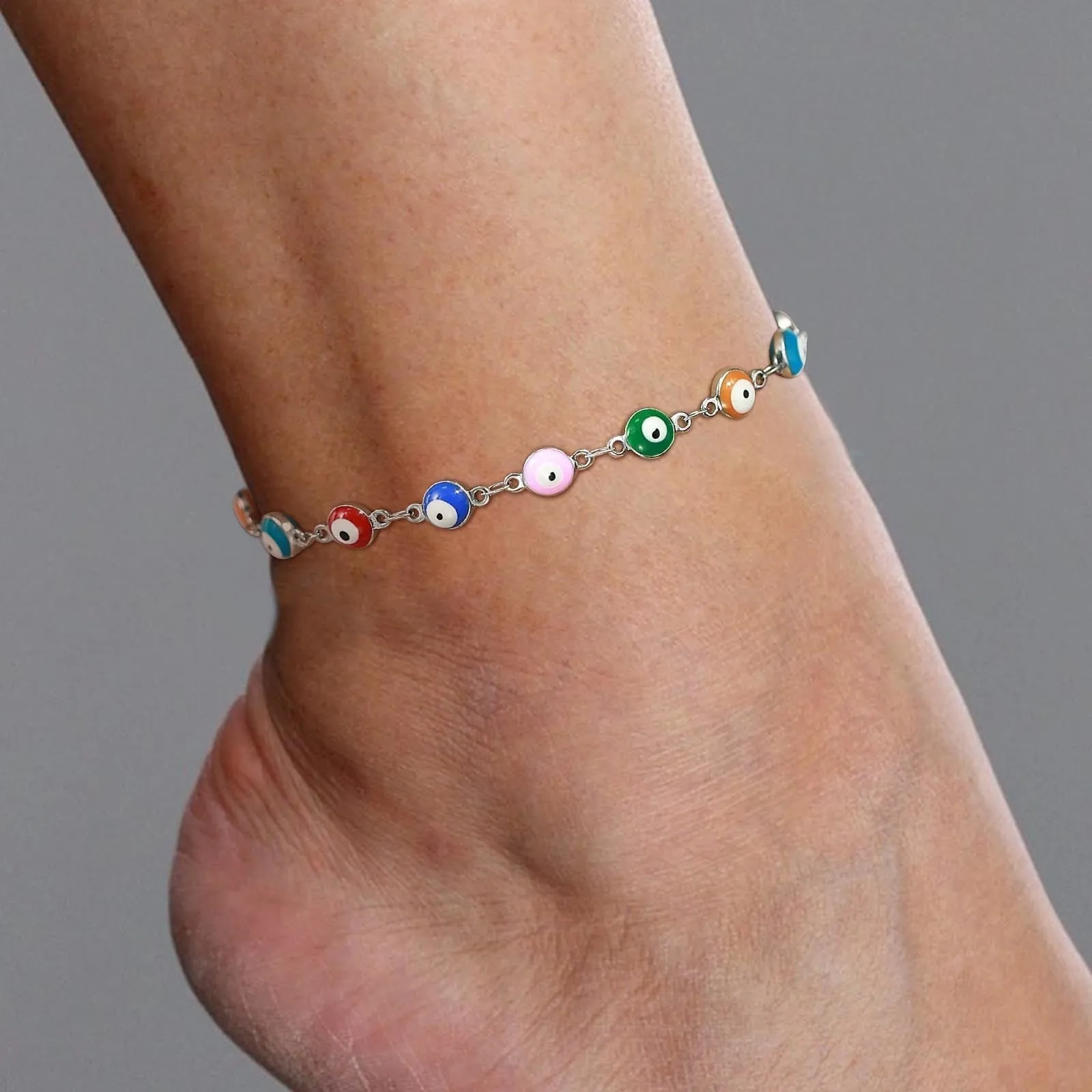 Boho Evil Eye Anklets