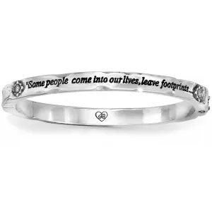 Brighton | Footprints Hinged Bangle | Women's