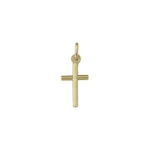 Charming Yellow Gold Cross Pendant