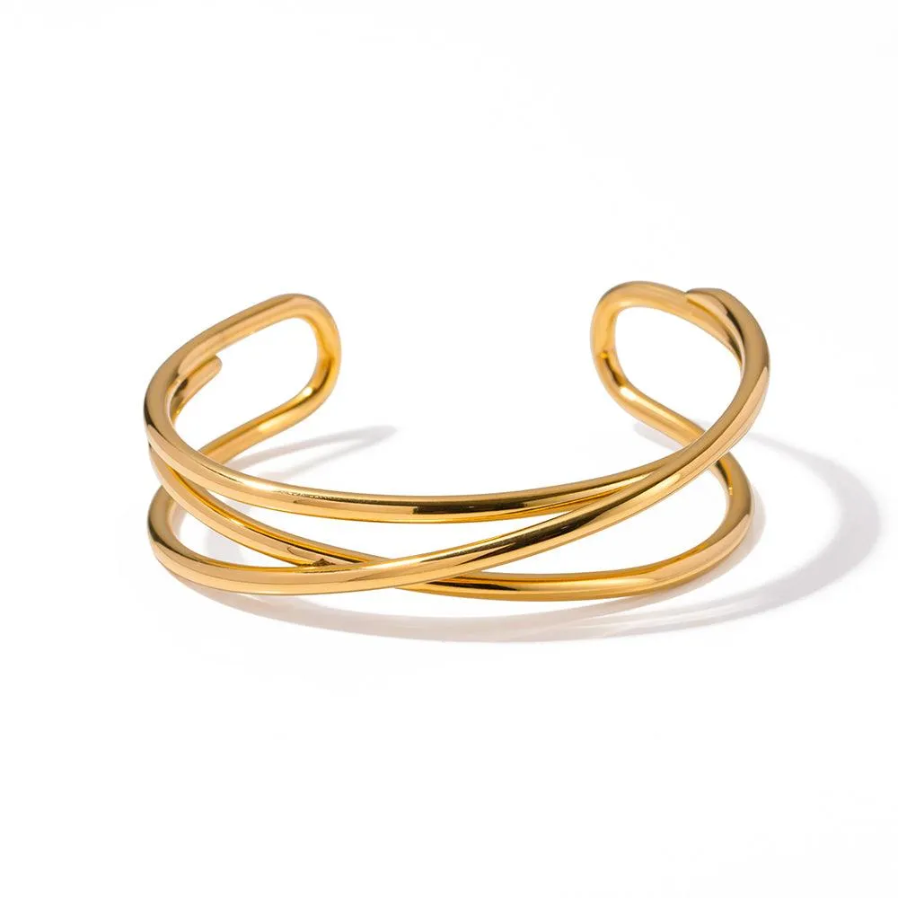 Criss Cross Signature Bangle Kada