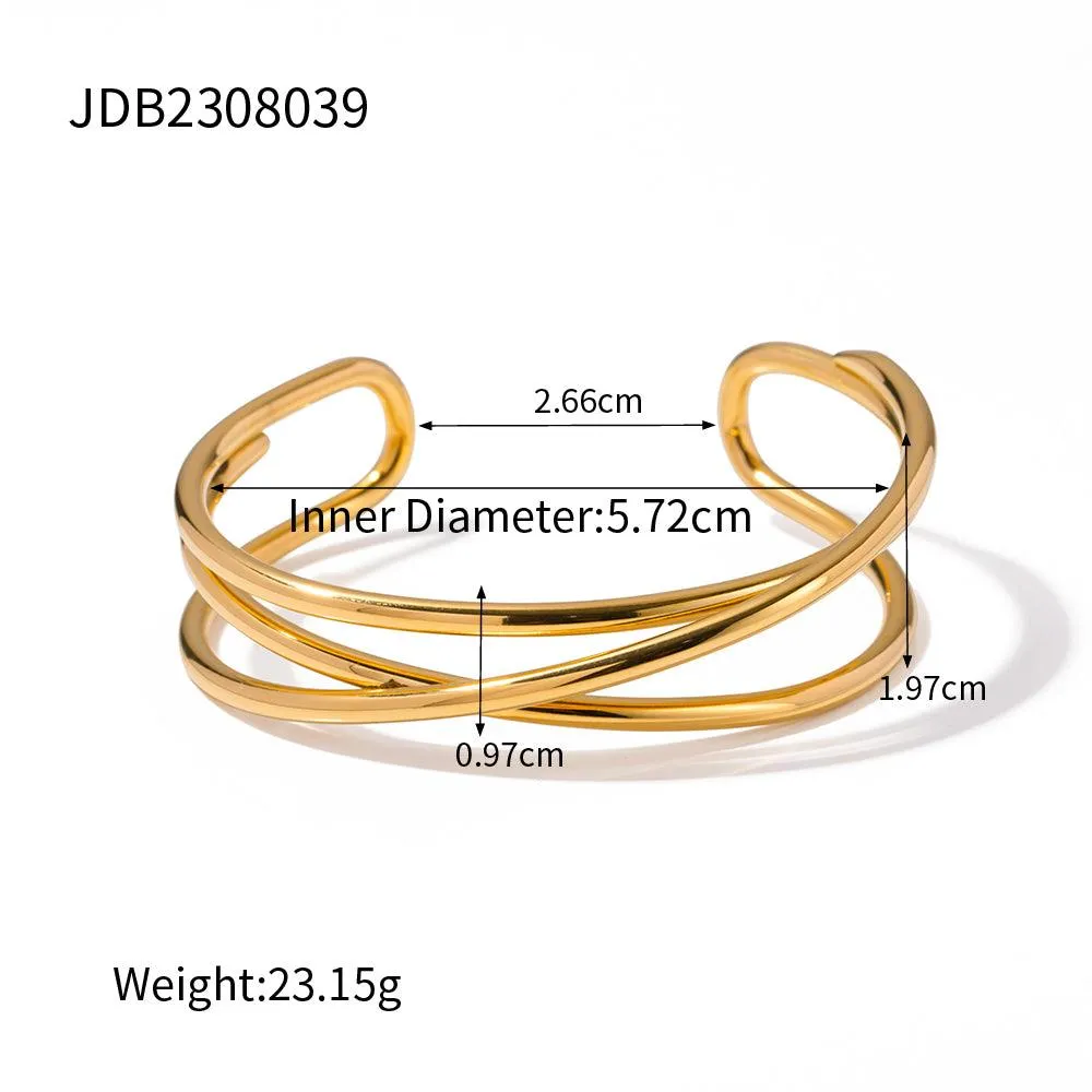 Criss Cross Signature Bangle Kada