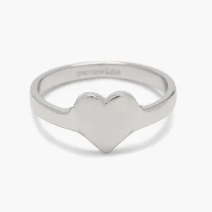 Engravable One Heart Ring