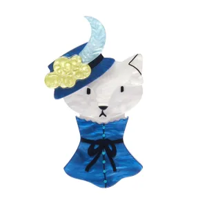 Erstwilder Fan Favourites - Cat in a Hat Brooch