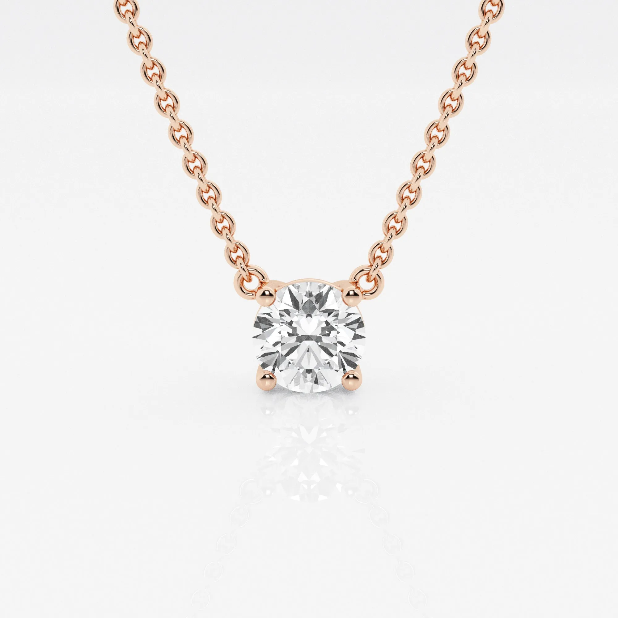 Ethereal 1ct Round Necklace