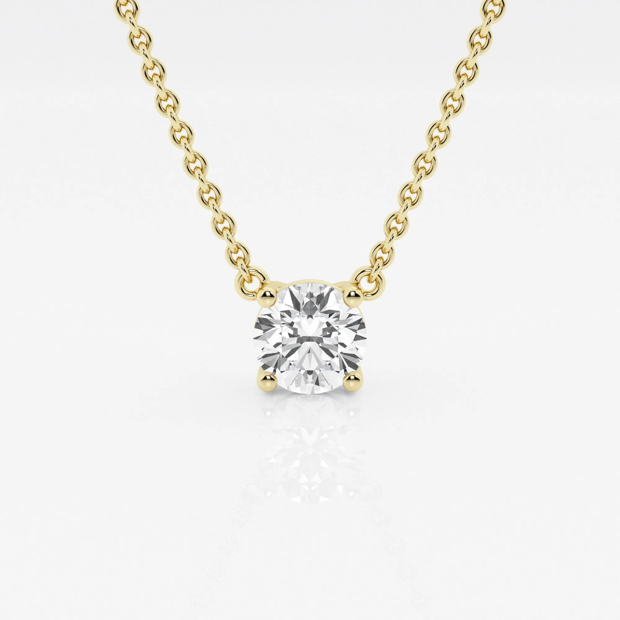 Ethereal 1ct Round Necklace