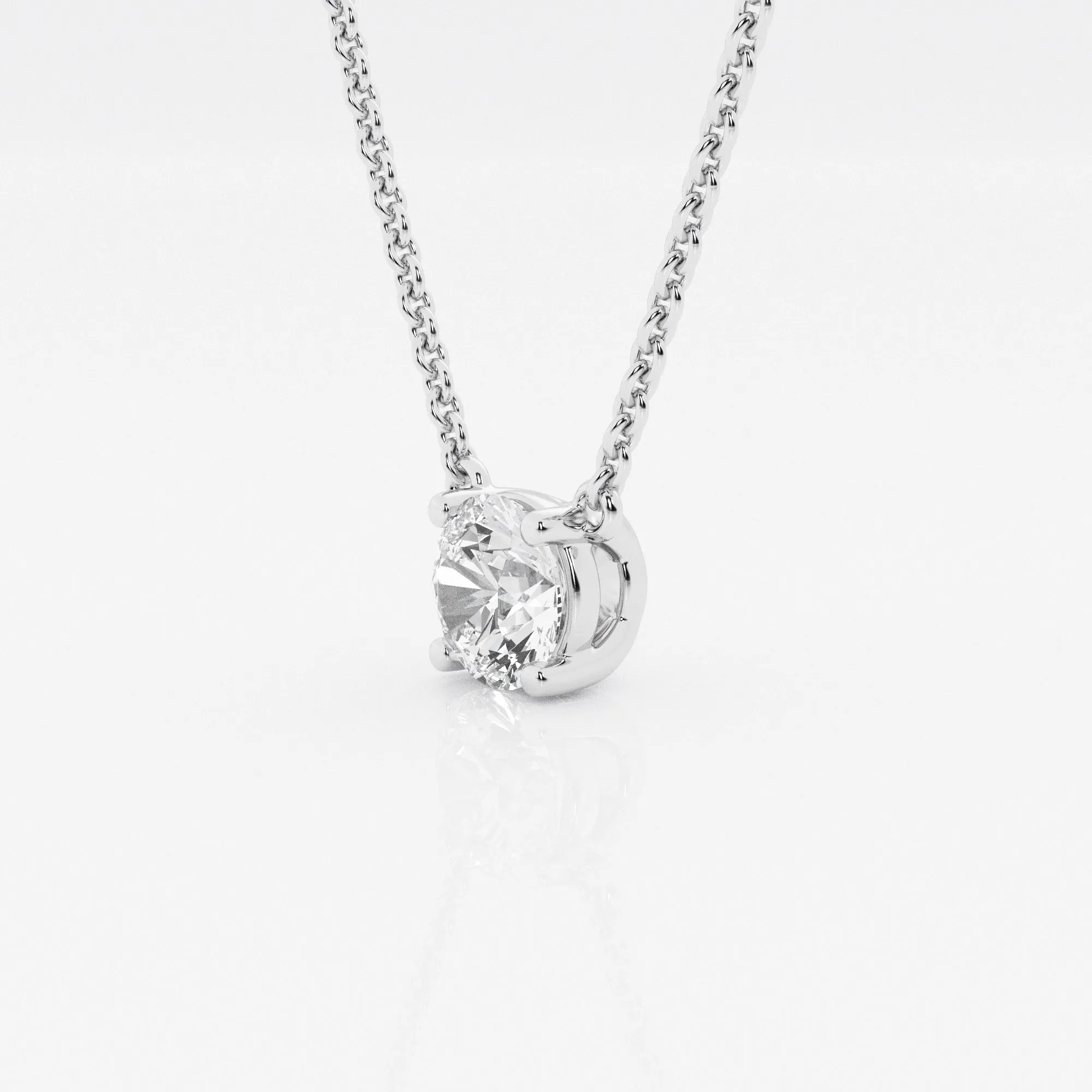 Ethereal 1ct Round Necklace