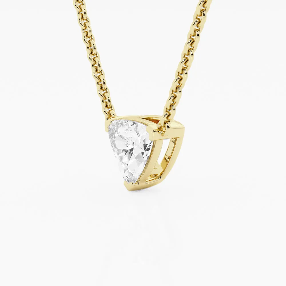 Ethereal 1ct Trillion Necklace