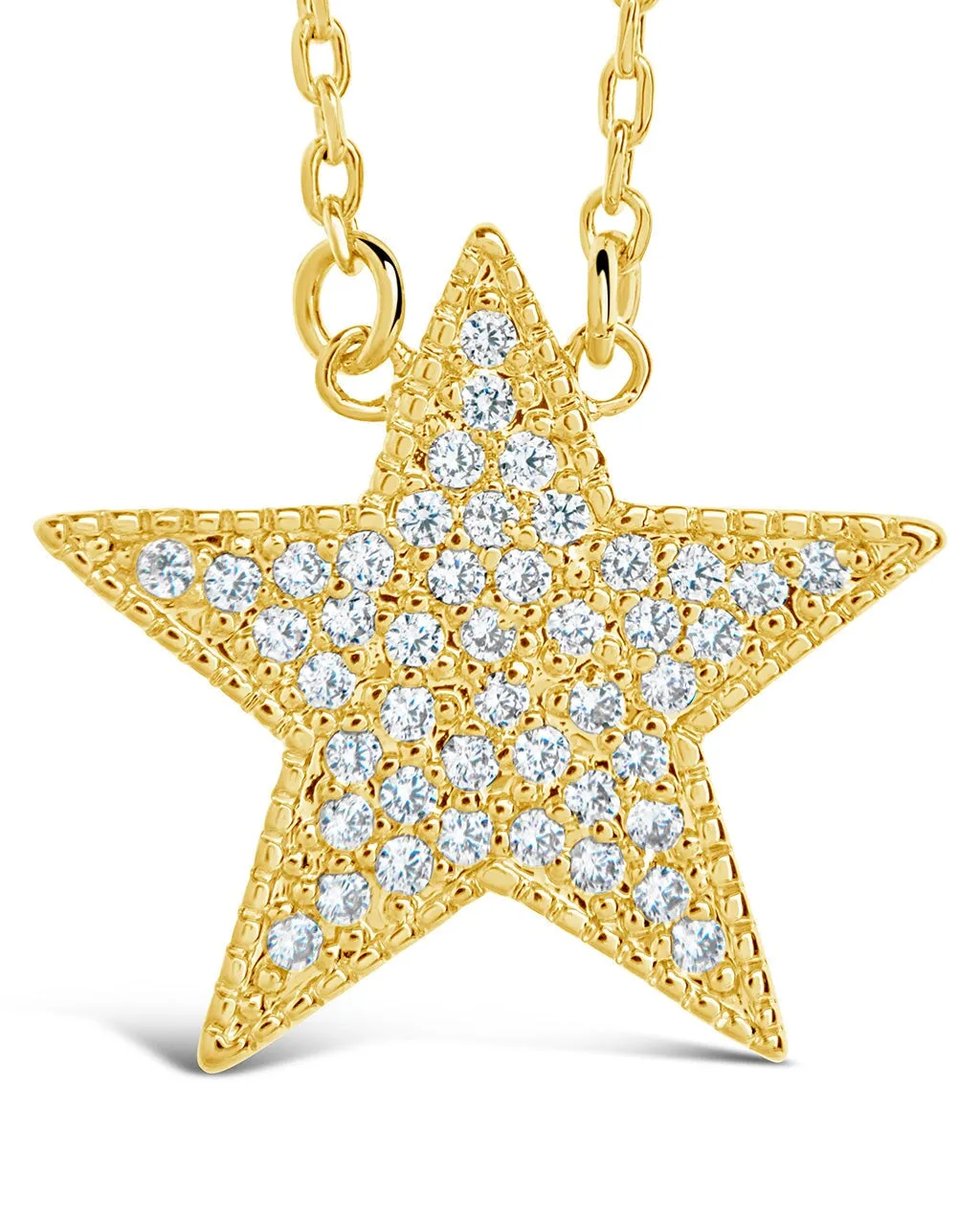 Everyday CZ Star Pendant Necklace