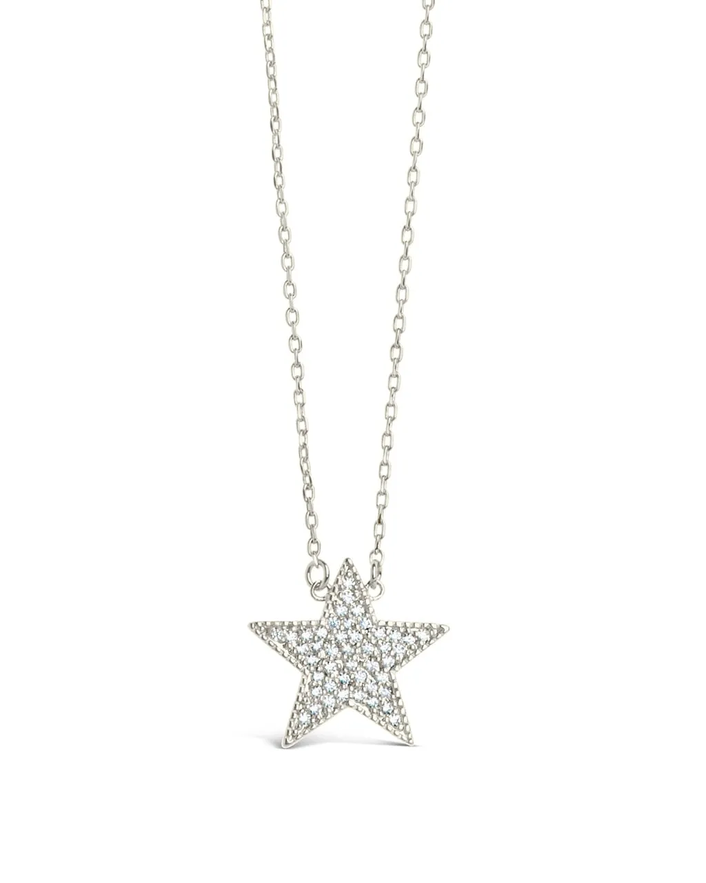 Everyday CZ Star Pendant Necklace