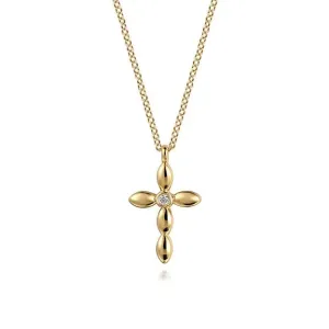 Gabriel & Co. Diamond Cross Necklace