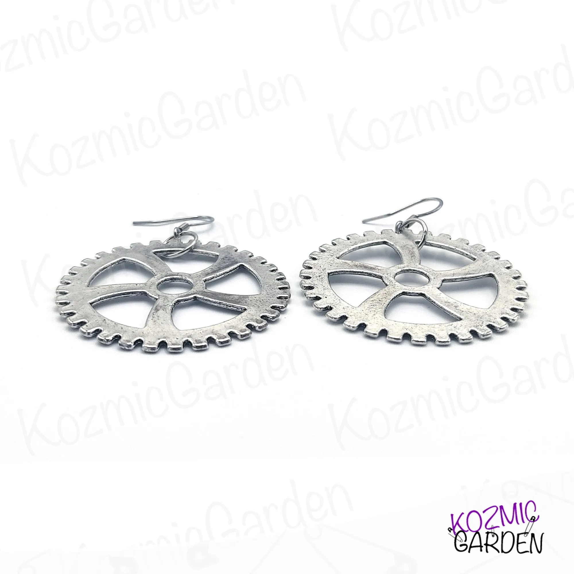 GEAR EARRINGS | Gear up for style!