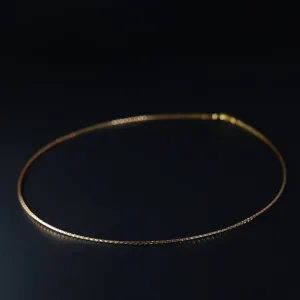 Gold Omega Necklace 1.5mm Model-NK0014