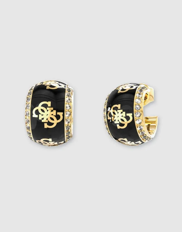 Guess Jewellery 4G Mini Hoops Earrings