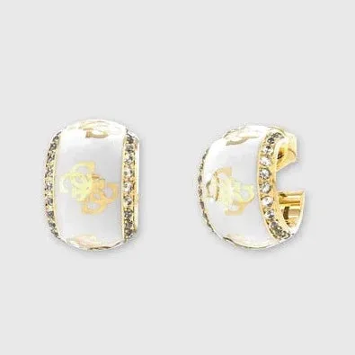 Guess Jewellery 4G Mini Hoops Earrings