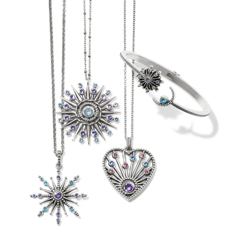 Halo Radiance Heart Necklace