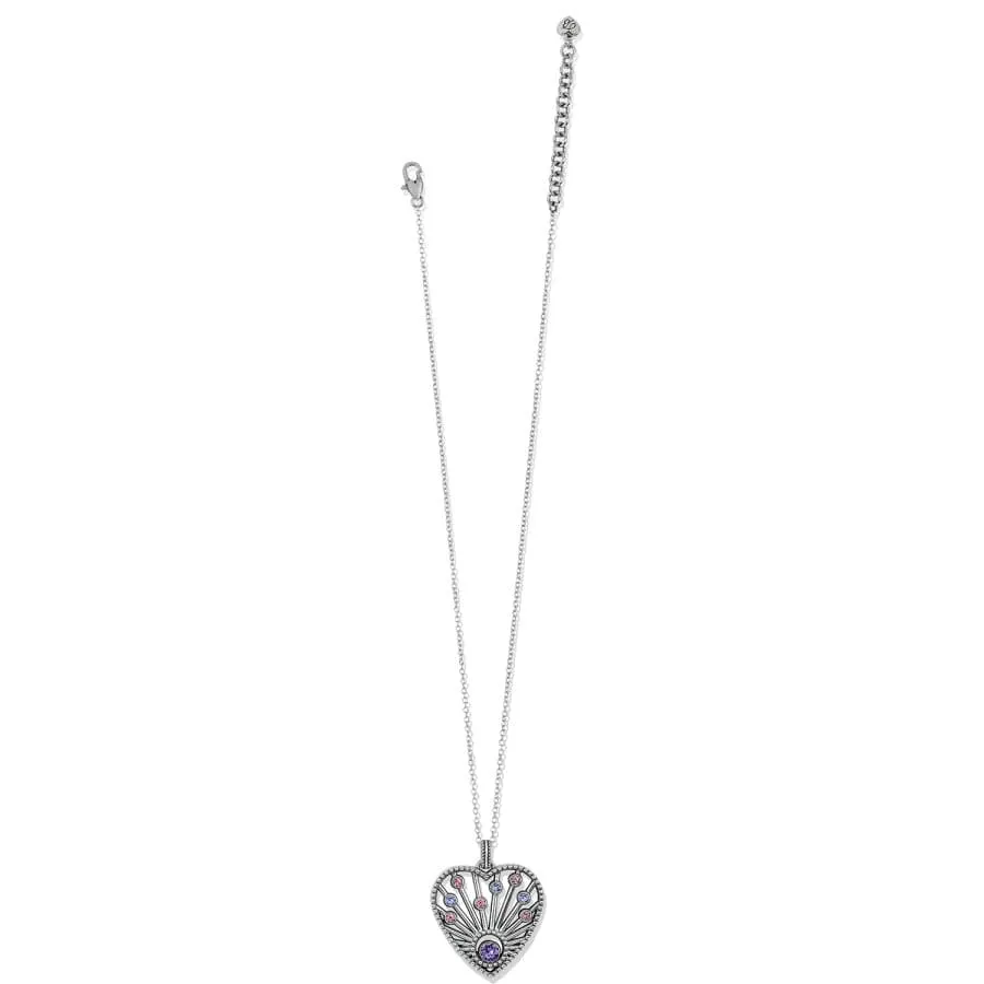 Halo Radiance Heart Necklace