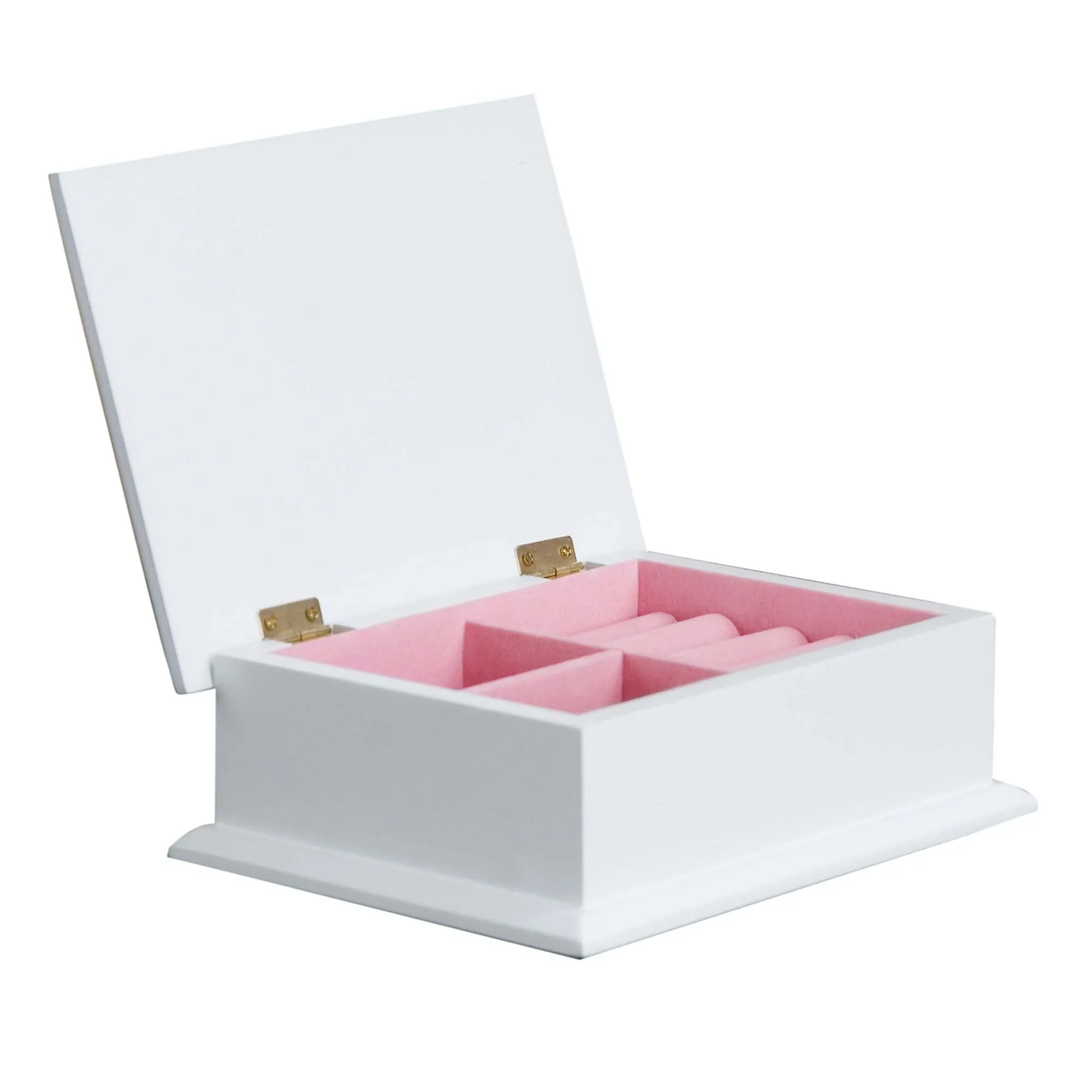 Lift Top Jewelry Box - Butterfly Garland Pink Gray