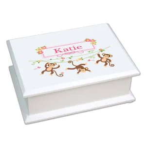 Lift Top Jewelry Box - Monkey Girl