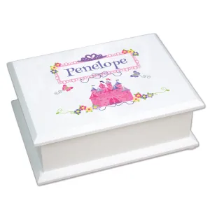 Lift Top Jewelry Box - Princess Castle