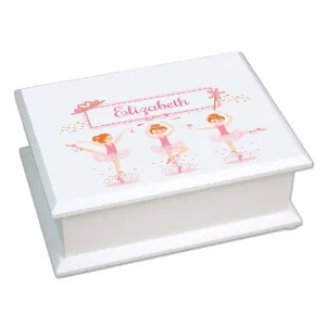 Lift Top Jewelry Box - Red Hair Ballerina