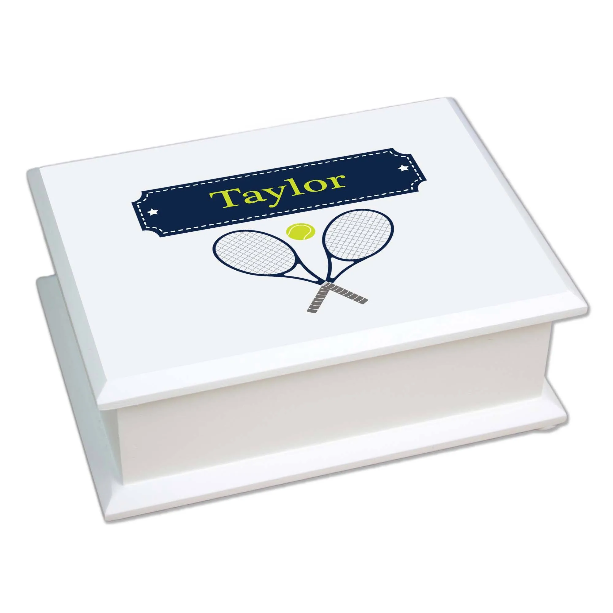 Lift Top Jewelry Box - Tennis