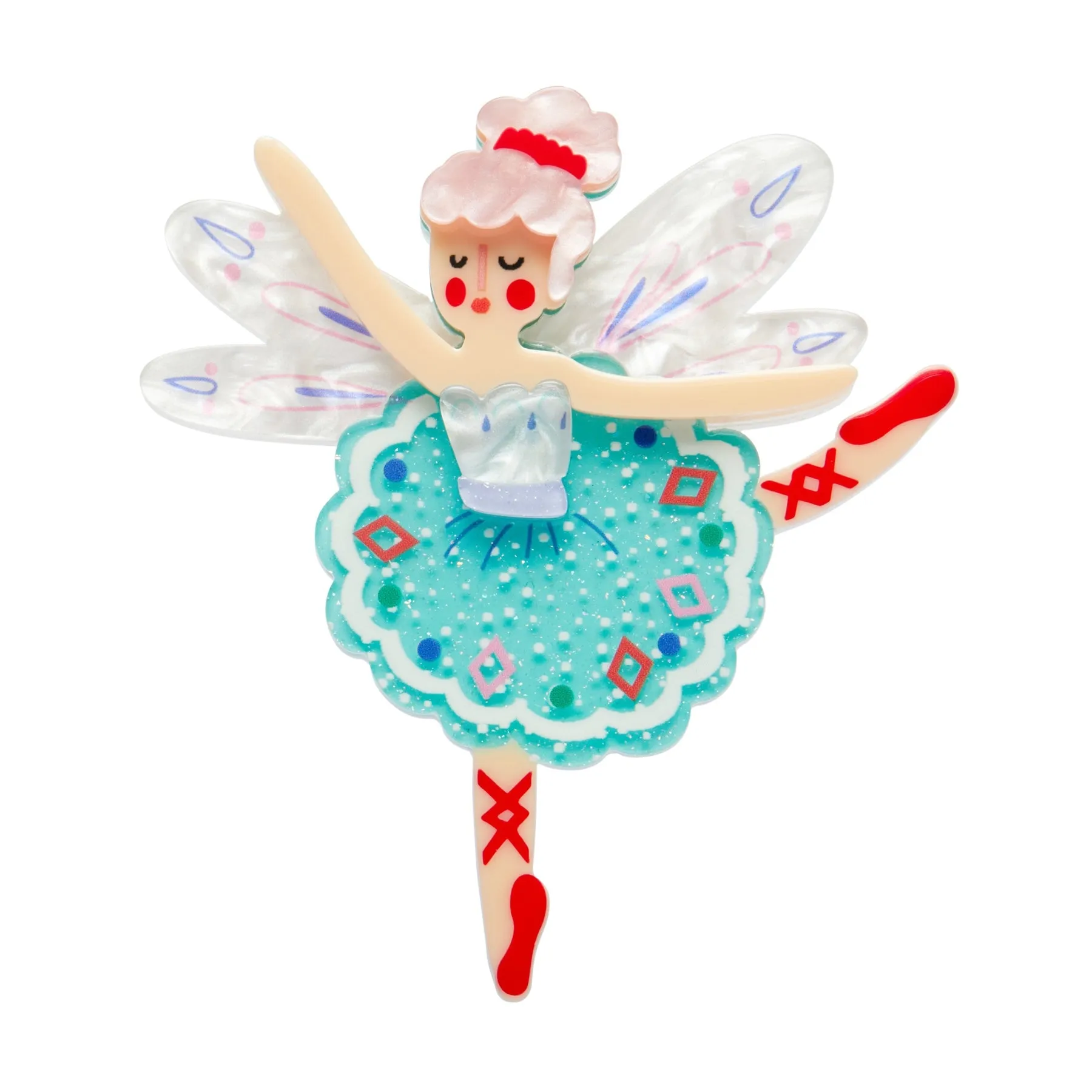 Merry Kitschmas Collection Fairy Ballet Brooch