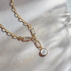 Mop Lariat Necklace