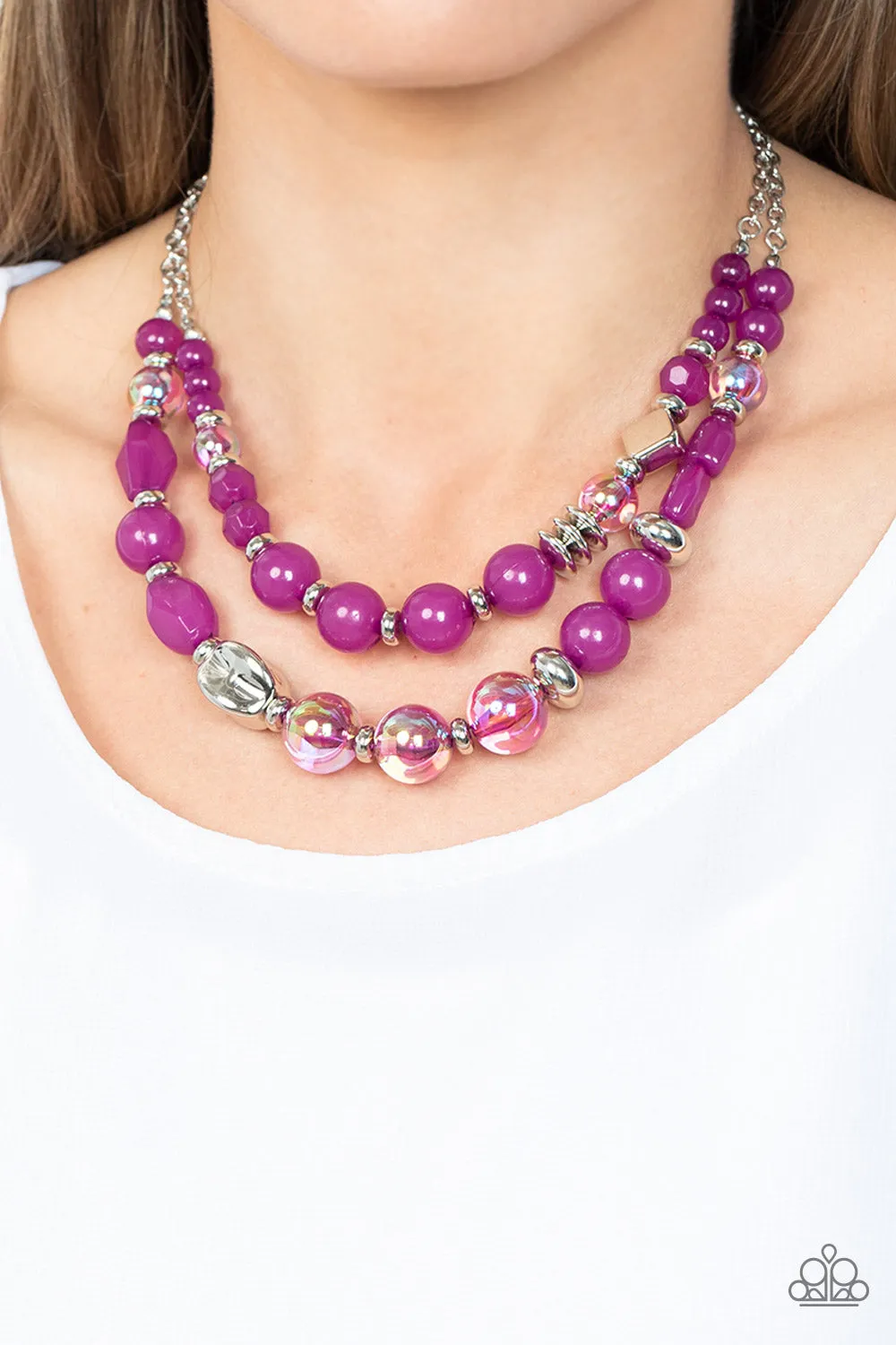 Necklaces Mere Magic - Purple N2219