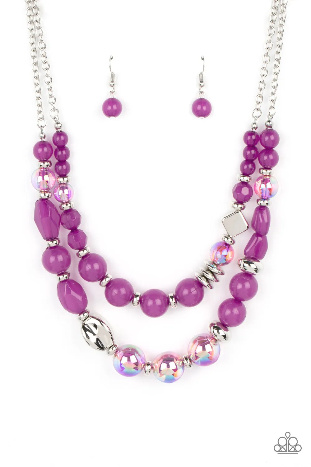 Necklaces Mere Magic - Purple N2219