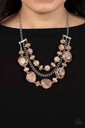 Necklaces Oceanside Service - Brown N2143