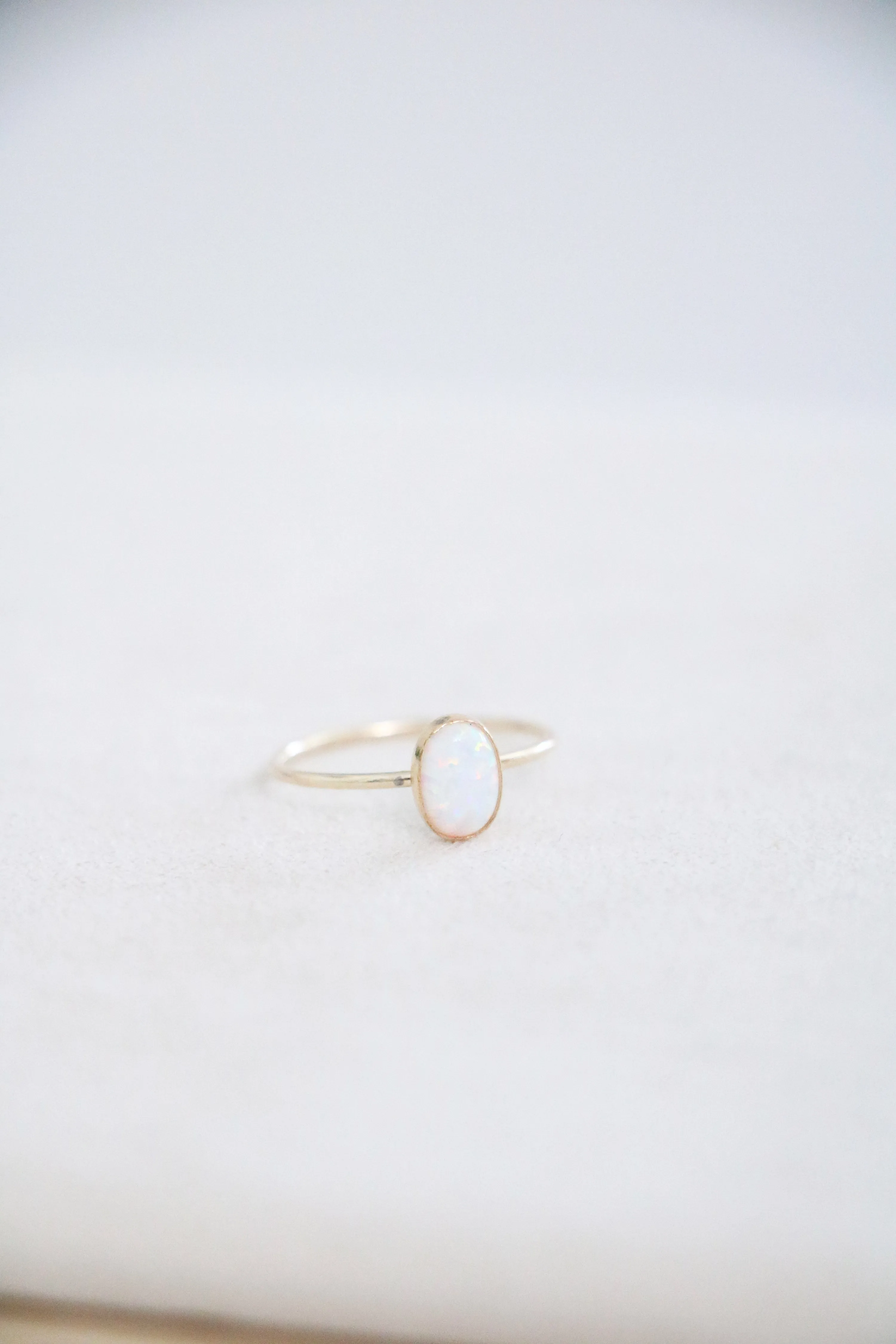 oval opal ring {gold}