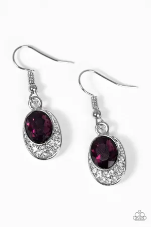 Paparazzi Earring ~ As Humanly POSH-ible - Purple