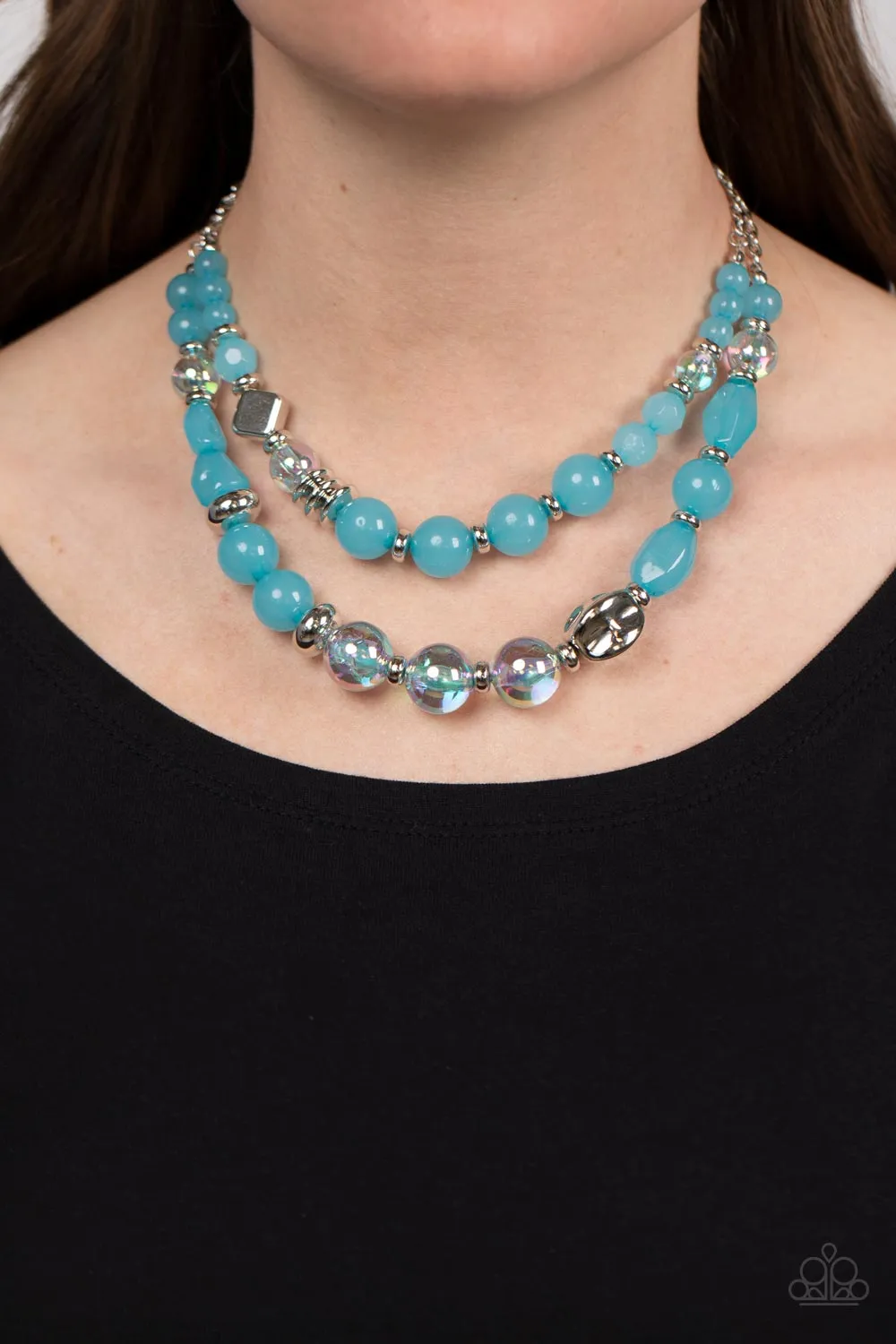 PAPARAZZI Mere Magic - Blue NECKLACE