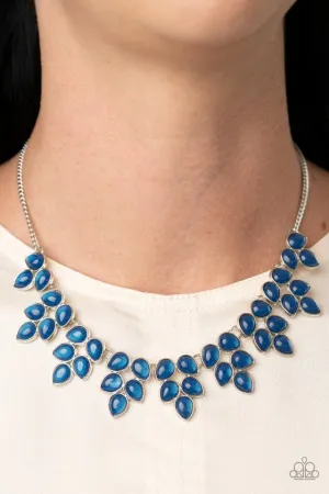 Paparazzi Necklace ~ Hidden Eden - Blue