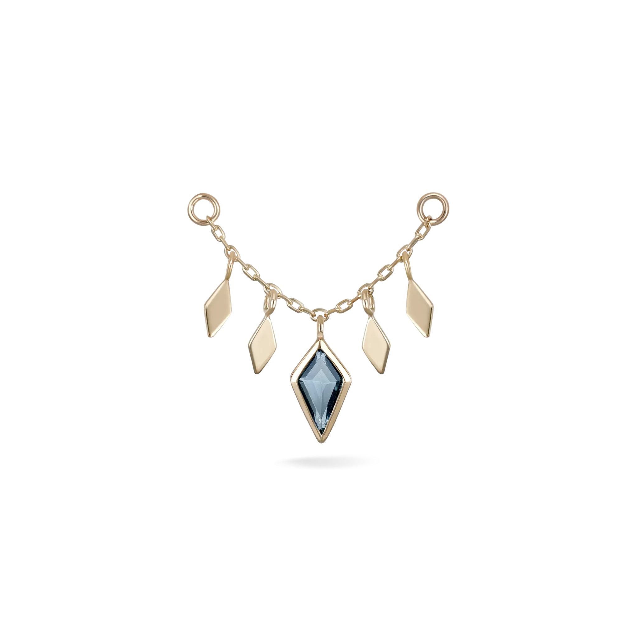 Patra Chain Attachment • London Blue Topaz