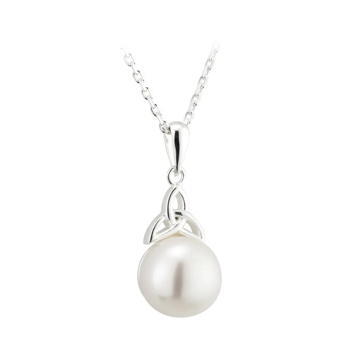 Pearl Trinity Knot Pendant