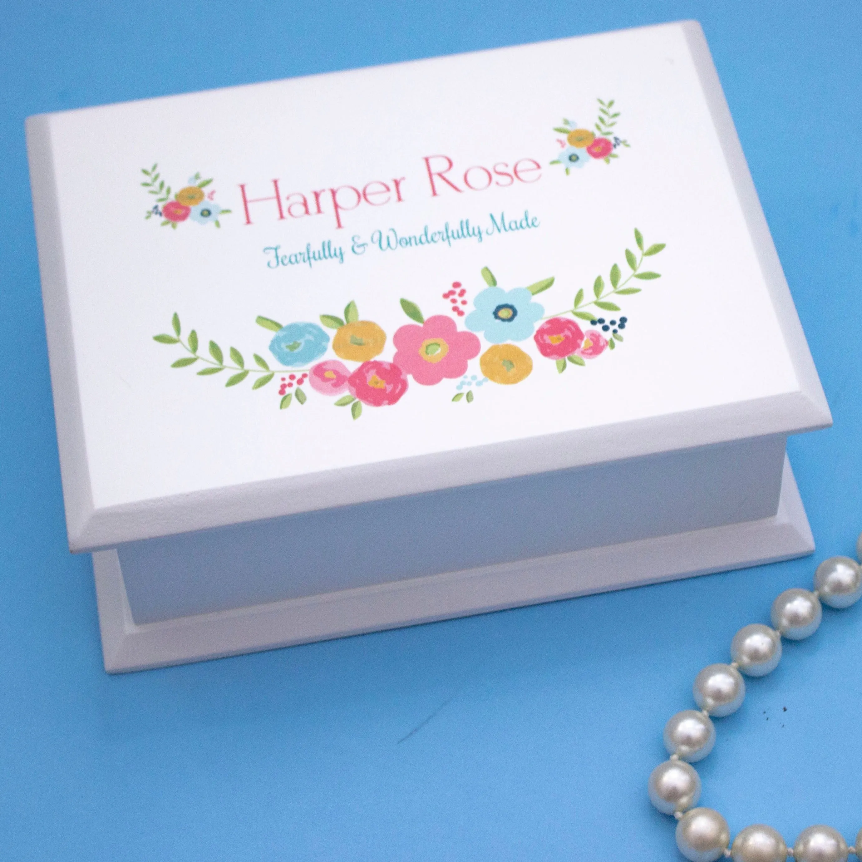 Personalized Lift Top Jewelry Box 2.0