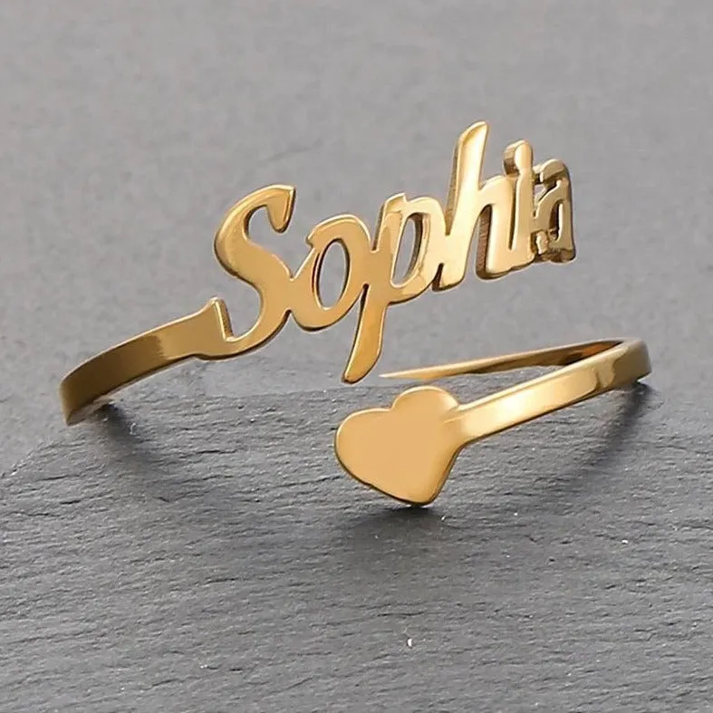 Personalized Name Ring