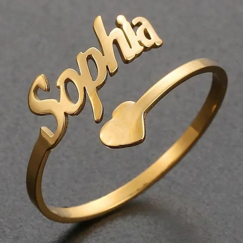 Personalized Name Ring