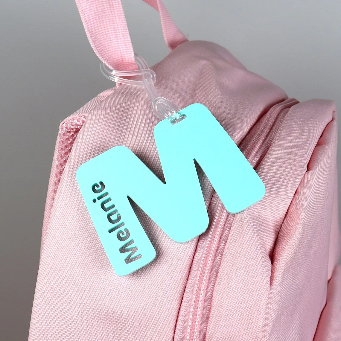 Perspex Personalized Key Charm